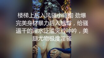 楼梯上后入风骚小母狗 劲爆完美身材暴力后入翘臀，给骚逼干的淫水泛滥哭腔呻吟，美腿尤物极度淫骚