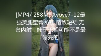 [MP4/ 258M] Avove7-12最强美腿蜜臀尤物 精致短裙,无套内射，妹子长相可能不是最漂亮的