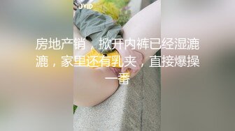 房地产销，掀开内裤已经湿漉漉，家里还有乳夹，直接爆操一番