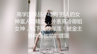 高学历极品小母狗 穷人的女神富人的精盆，外表高冷御姐女神，私下反差淫荡！被金主各种调教啪啪蹂躏