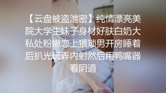 【云盘被盗泄密】纯情漂亮美院大学生妹子身材好肤白奶大私处粉嫩恋上猥琐男开房睡着后扒光玩弄内射然后用鸭嘴器看阴道