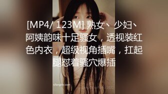 [MP4/ 123M] 熟女丶少妇丶阿姨韵味十足骚女，透视装红色内衣，超级视角插嘴，扛起腿怼着骚穴爆插