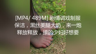 [MP4/ 489M] 剧情调戏制服保洁，黑丝美腿大奶，来一炮释放释放，撩的少妇好想要